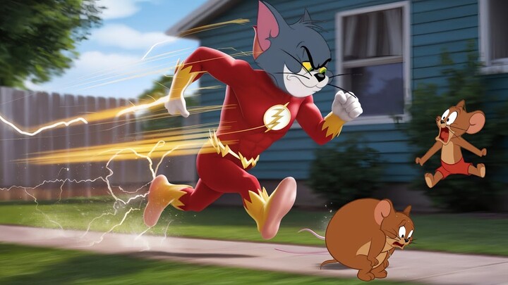 Tom the Flash: Course-poursuite avec Jerry |Dessin animé Tom et Jerry