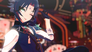 Genshin Impact MMD ◇ 𝐁𝐋𝐀𝐂𝐊 𝐉𝐀𝐂𝐊 ◇ 夜颢风红