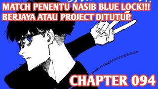 Alur Cerita BLUE LOCK Chapter 94 - KUNIGAMI RENSUKE BELUM HABIS