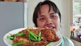 กุ้งอบวุ้นเส้น - นุ่นแม่บ้าน ตั๊กแตนชลดา