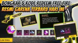 BONGKAR 5 KODE REDEEM FREE FIRE RESMI GARENA TERBARU HARI INI