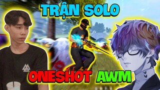 [FreeFire] Trận Solo OneShot AWM Quỳnh Tạ Vs Thầy Đào Blus Cực Gắt