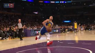 Stephen Curry Slips on a Dunk Attempt - Shaqtin' A Fool  - Warriors vs Lakers | Jan 21, 2019