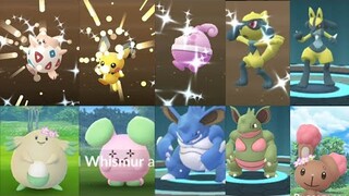 Spring Shiny supercharge Lucario, Togekiss  Nidorino/queen, and more!