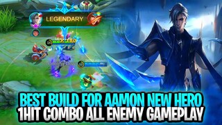 Best Build For Aamon New Upcoming Hero Assasin Gameplay | Mobile Legends: Bang Bang