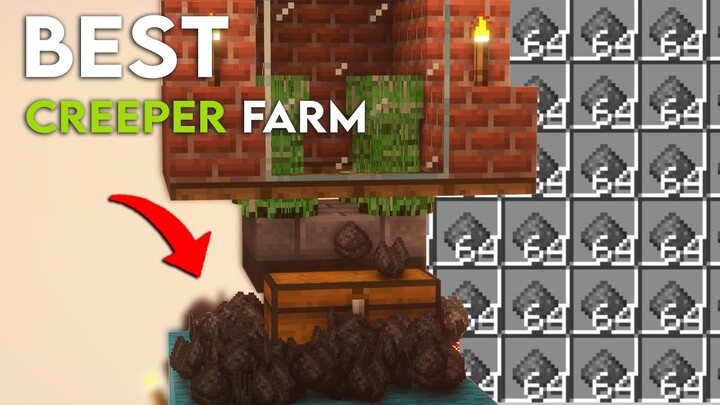 BEST Creeper Farm in Minecraft 1.19 Make This Tutorial Now