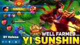 Well Farmed Yi Sun-shin Dominates the Battlefield! Maniac Gameplay By Helena | MLBB