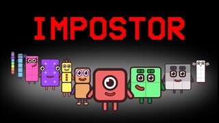 If Numberblocks were Among Us Characters