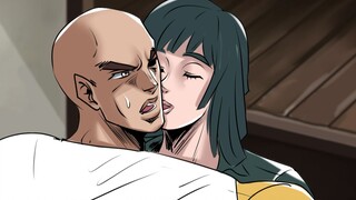 【One Punch/JOJO】Fukiyuki kisses Saitama