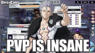 THOUGH IT'S NOT REAL-TIME,  PVP IS INSANE WHEN IT COMES TO F2P CURRENCY | BLACK CLOVER MOBILE