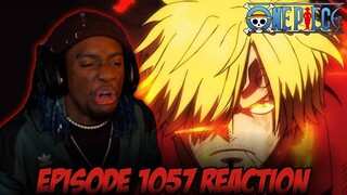 SANJI HIT A WOMEN!?!??!?! | ONE PIECE EPISODE 1057 BLIND REACTION