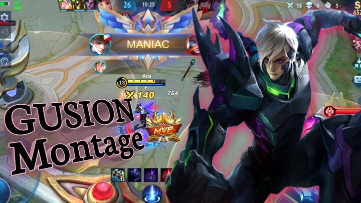 When Arsi play Gusion in Mobile Legends | GUSION MONTAGE MLBB