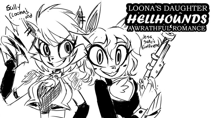 Loona's Daughter On a Romantic Date with her Dhorky Girlfriend (Helluva Boss: Tilla Mayday Comic