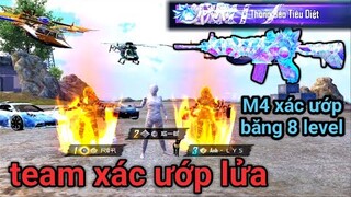 PUBG Mobile - Review Xác Ướp Lửa Và M4 Mới Full Cấp Cùng Anh Chủ Ặcc Và Team "Bé Ánh"