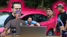 Uncle Larry and Joe's "BIGBRUDDA PAINTS MY CAR PINK" Reaction! Uncle Chris Reaction