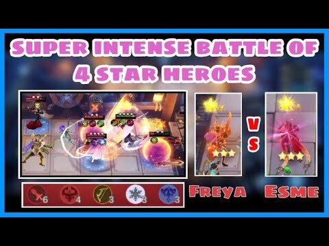4 Star Freya vs. 4 Star Esmeralda | Battle of the Strongest | Magic Chess - Mobile Legends Bang Bang