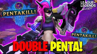 DOUBLE PENTA!! - LEAGUE of LEGENDS WILD RIFT WTF & Funny Moments #61