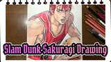 Slam Dunk Sakuragi Hanamichi Colored Pencil Drawing