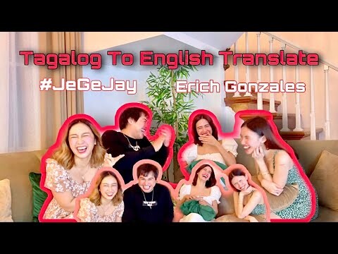 TAGALOG TO ENGLISH TRANSLATE #JEGEJAY Angel & Jenny Feat ERICH GONZALES | MJ Cayabyab Vlog