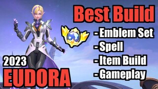 EUDORA BEST BUILD 2023 | TOP 1 GLOBAL EUDORA BUILD | EUDORA - MOBILE LEGENDS | MLBB | PART 2