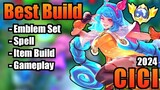 CICI BEST BUILD 2024 | TOP 1 GLOBAL CICI BUILD | CICI - MOBILE LEGENDS | MLBB