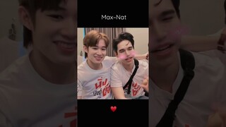 MaxNat : ♥️ #MaxNat #แม้กณฐ #พี่แม้กน้องณฐ #mmaxmax #natasitt