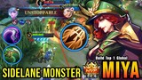 MVP 14,4 Points!! Sidelane Miya Late Game Monster!! - Build Top 1 Global Miya ~ MLBB