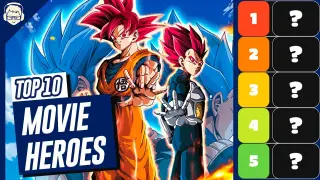 TOP 10 MOVIE HEROES | Dragon Ball Z Dokkan Battle