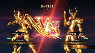 SAGITTARIUS SEIYA VS CAPRICORN SHURA