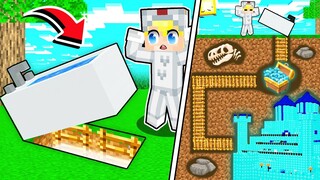 TÔ GÀ THỬ THÁCH 24H XÂY HẦM TOILET 100% BÍ MẬT TRONG MINECRAFT*100% CĂN HẦM KHÔNG THỂ TÌM THẤY