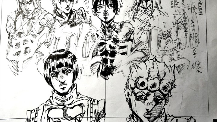 [Boom Boom] What If I Draw JOJO Characters On The Answer Sheet?