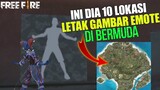 BAHAS 10 LOKASI GAMBAR EMOTE DI BERMUDA! FITUR BARU PENGGANTI PETA HARTA & BOUNTY TOKEN! FREE FIRE