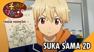 【 DUB INDO 】 Suka Sama 2D - Kono Bijutsubu Mondai Ga Aru