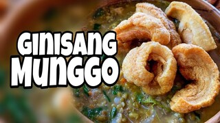 How to cook giNisang munggo with chicken and chicharon// easy to cook