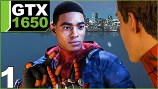 Spider Man Miles Morales Gift from Spider Man GTX 1650 Gameplay Walkthrough Part 1 Very High Setting