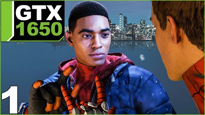 Spider Man Miles Morales Gift from Spider Man GTX 1650 Gameplay Walkthrough Part 1 Very High Setting