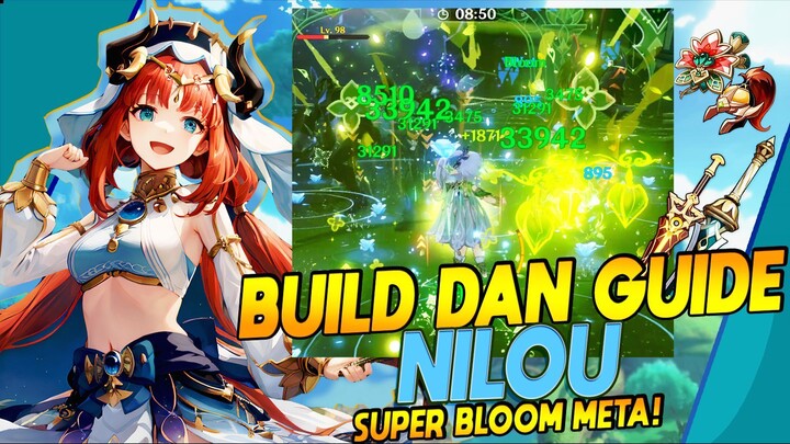 JANGAN SAMPAI SALAH BUILD! Build Terbaik NiLOU Biar Damage nya Auto GG! - Genshin Impact Indonesia