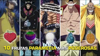 Las 10 FRUTAS PARAMECIAS más PODEROSAS en ONE PIECE (FRUTAS del DIABLO)