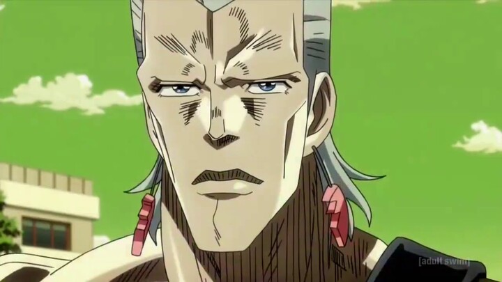 JoJo: Alessi attacks Polnareff (Eng Dub)