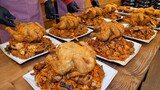 한달에 아구만 4톤 사용? 국내최초 아구찜에 통닭 올려 대박난! 아구찜집 / monkfish with fried chicken topping / korean street food