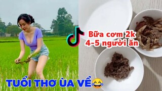 Tiktoker làm bữa cơm 2k cho 4-5 người ăn gồm 3 món - Top comment.