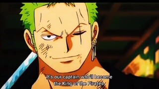 The way Straw hat crew admired him to be the king of the pirates❤️‍🔥🏴‍☠️