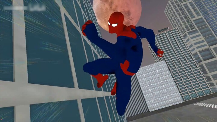 [Animasi Maya] Latihan animasi, Spider-Man "Spider-man" sangat keren dan mengagumkan! ! ! Ah~ buru-b