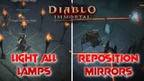 How to Light All Nine Lamps & Reposition Mirrors In Diablo Immortal