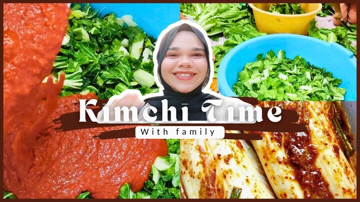 LET'S MAKE KIMCHI WITH FAMILY тЭдя╕ПЁЯШН - 50 Kilo's of KIMCHI !! ╪╣┘Е┘Д┘Ж╪з ╪г┘Г╪и╪▒ ┘Г┘Е┘К╪й ┘Г┘К┘Е╪к╪┤┘К ┘Г┘И╪▒┘К ЁЯЩКЁЯЗ░ЁЯЗ╖тЬиЁЯТЩ #kimchi