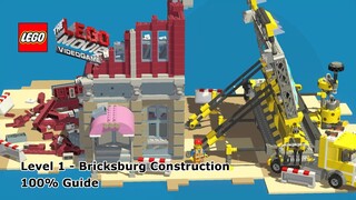 #1 Bricksburg Construction 100% Guide - The LEGO Movie Videogame