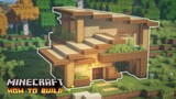 Minecraft: How to Build a Simple Survival Wooden House (Quick Tutorial)