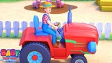 Roda Pada Traktor Pantun Kendaraan 3d Untuk Anak Oleh Baby Toot Toot