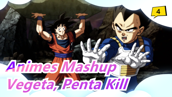 Vegeta, Penta Kill | Dragon Ball | Fights in Animes16 | Animes Mashup_4