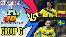 FIFA 14: FFI World Cup 2023 | Colombia VS Sweden (Group G)